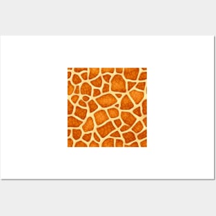 Animal Prints Giraffe Pattern 1 Posters and Art